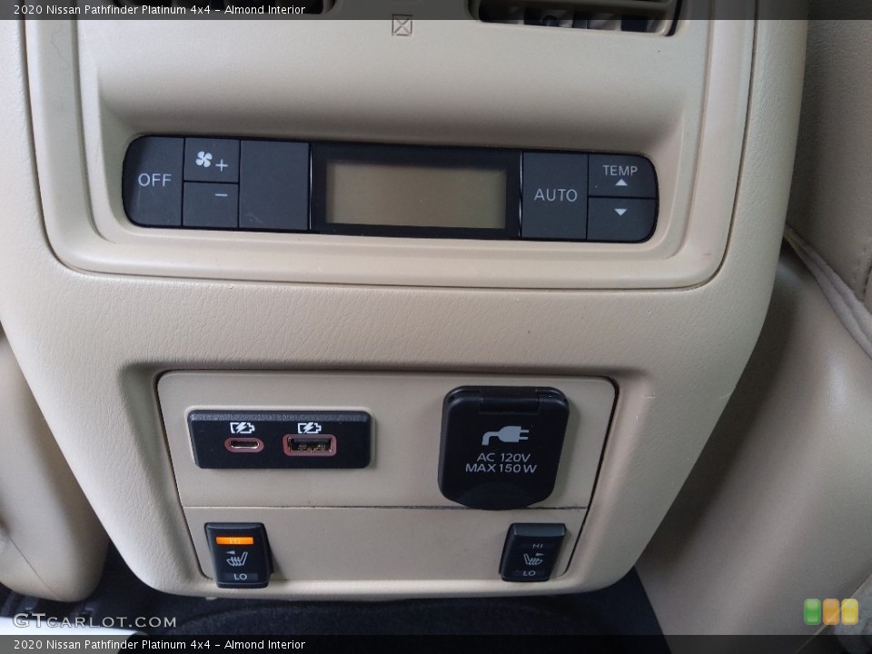 Almond Interior Controls for the 2020 Nissan Pathfinder Platinum 4x4 #145475337