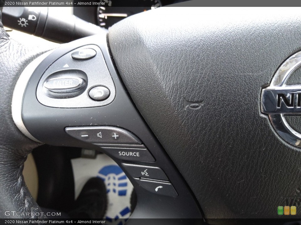 Almond Interior Steering Wheel for the 2020 Nissan Pathfinder Platinum 4x4 #145475442