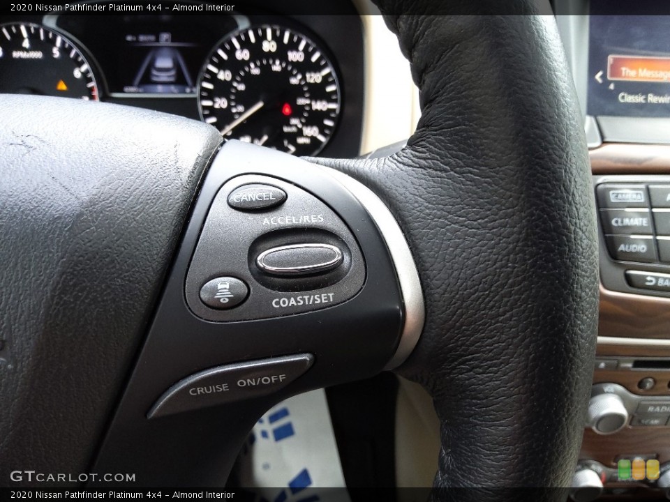 Almond Interior Steering Wheel for the 2020 Nissan Pathfinder Platinum 4x4 #145475462