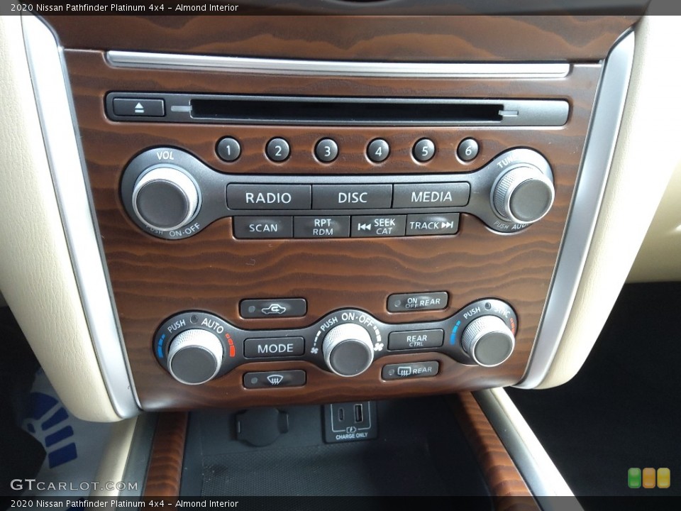 Almond Interior Controls for the 2020 Nissan Pathfinder Platinum 4x4 #145475544