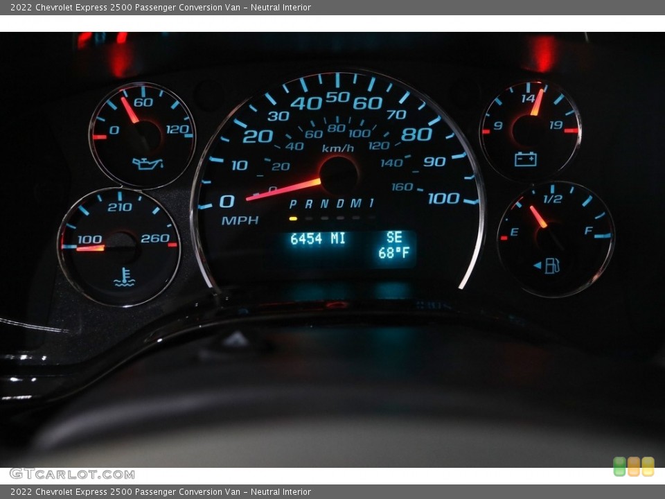 Neutral Interior Gauges for the 2022 Chevrolet Express 2500 Passenger Conversion Van #145477065