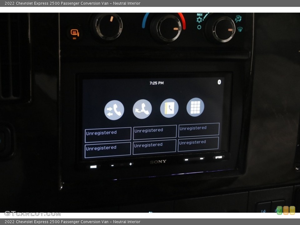 Neutral Interior Controls for the 2022 Chevrolet Express 2500 Passenger Conversion Van #145477086