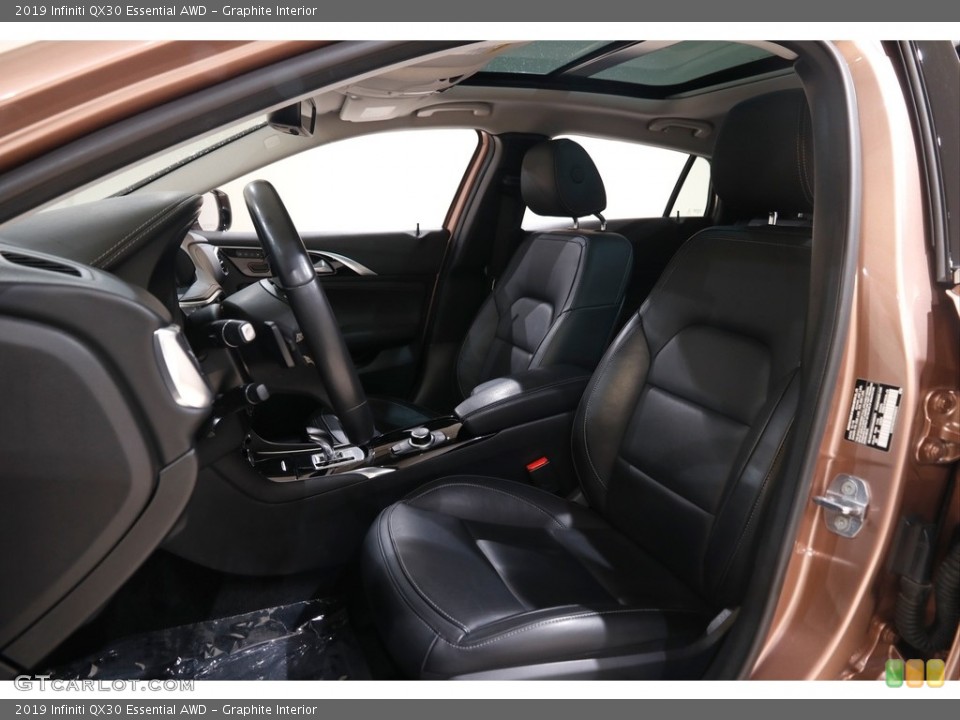 Graphite Interior Photo for the 2019 Infiniti QX30 Essential AWD #145477383