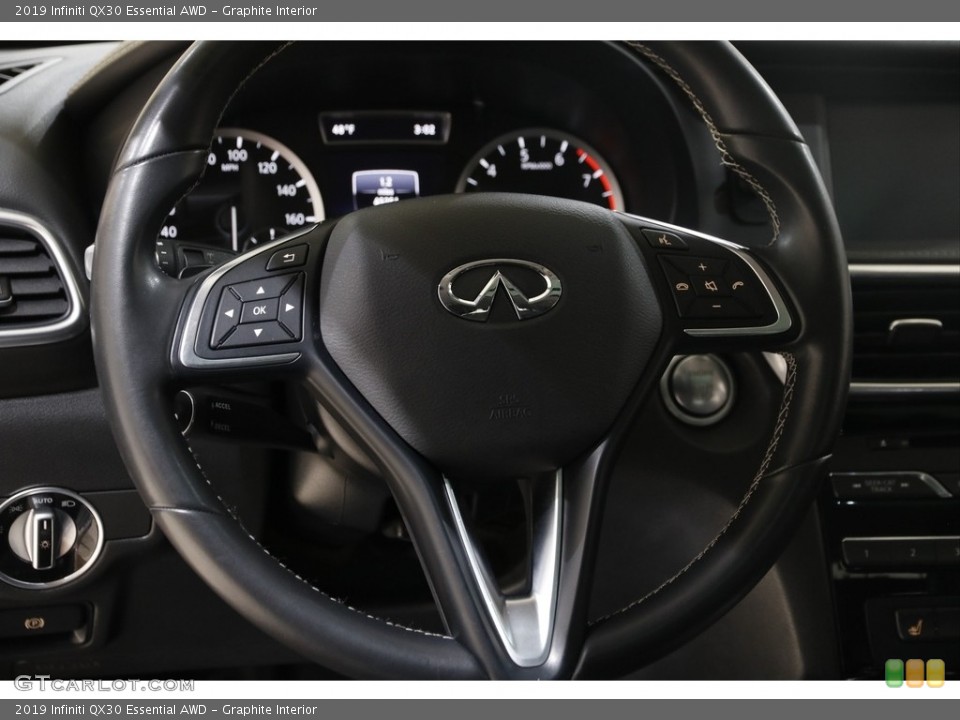 Graphite Interior Steering Wheel for the 2019 Infiniti QX30 Essential AWD #145477395