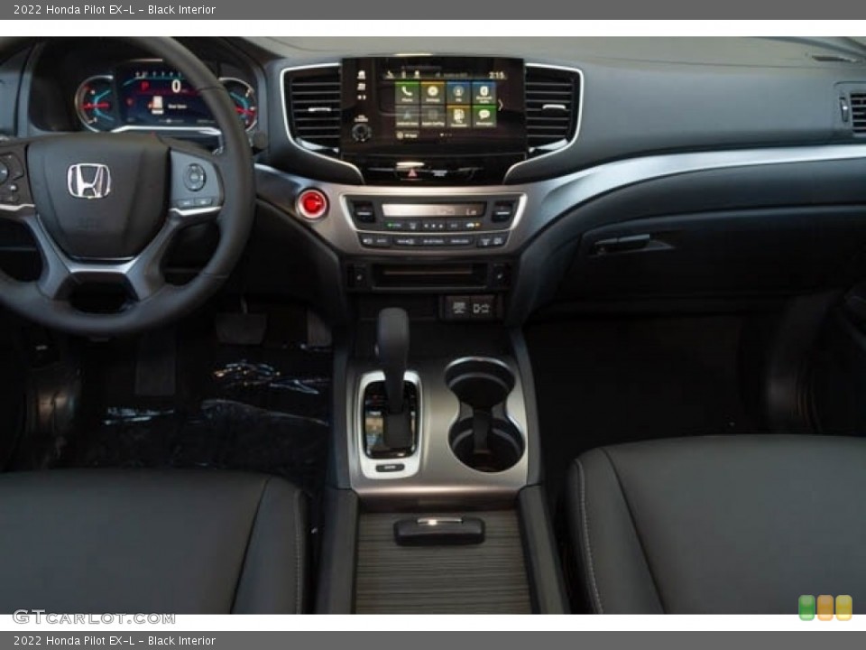Black Interior Dashboard for the 2022 Honda Pilot EX-L #145477692