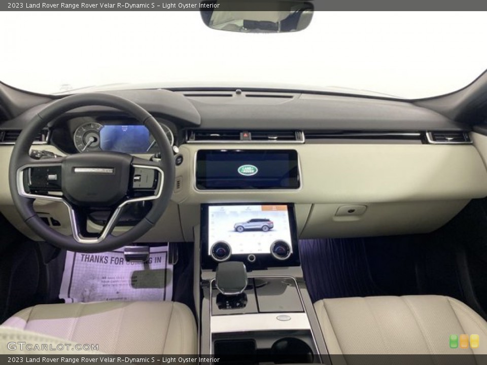 Light Oyster Interior Dashboard for the 2023 Land Rover Range Rover Velar R-Dynamic S #145479117
