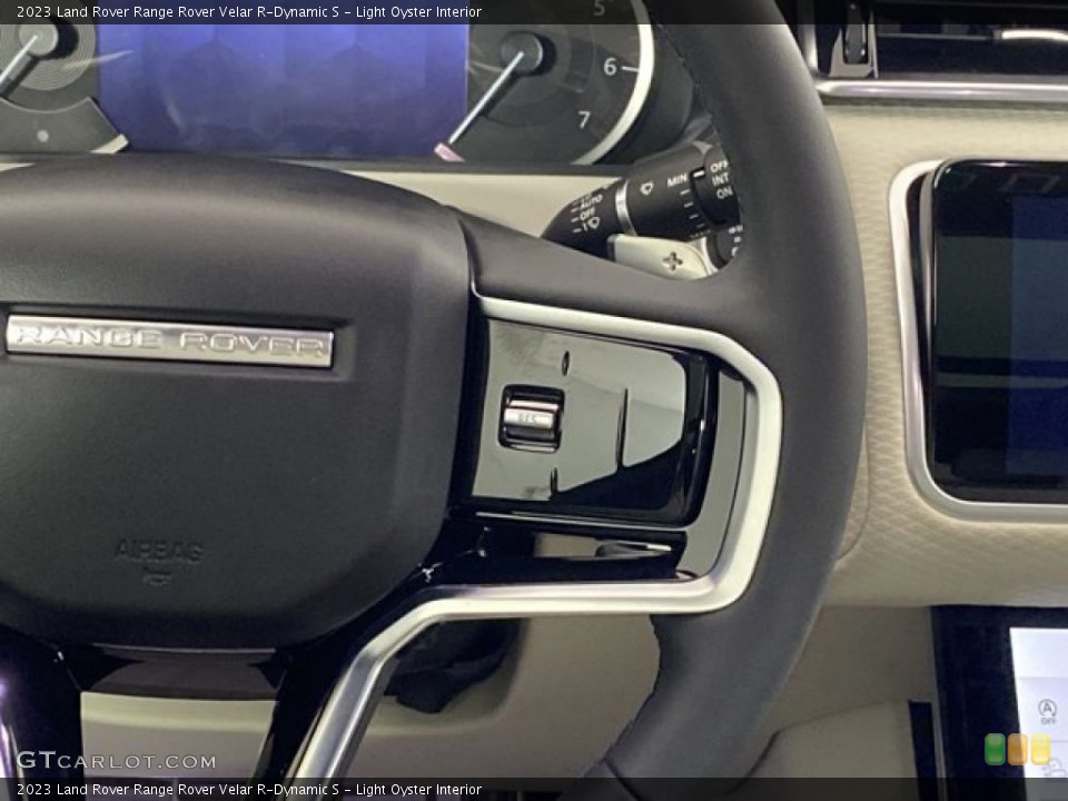 Light Oyster Interior Steering Wheel for the 2023 Land Rover Range Rover Velar R-Dynamic S #145479240