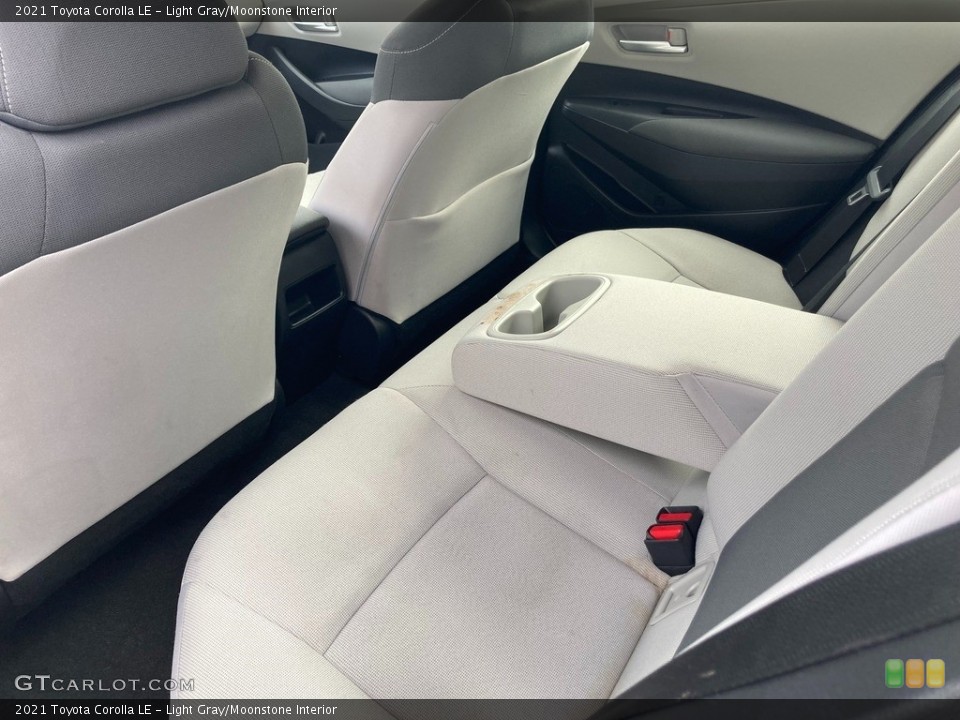 Light Gray/Moonstone Interior Rear Seat for the 2021 Toyota Corolla LE #145479333