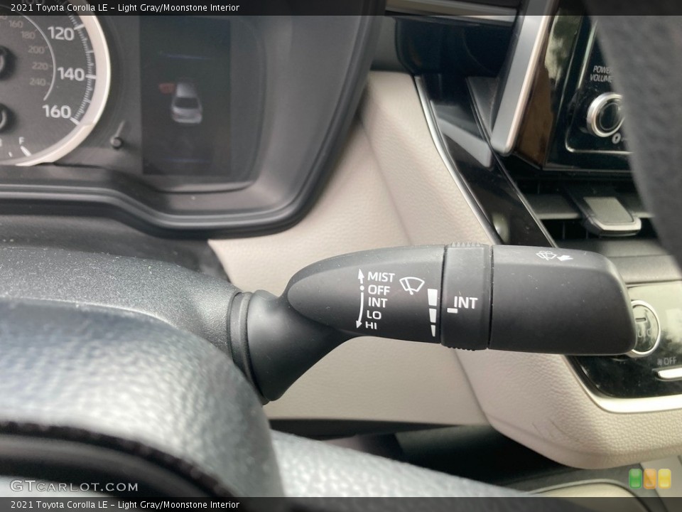 Light Gray/Moonstone Interior Controls for the 2021 Toyota Corolla LE #145479378