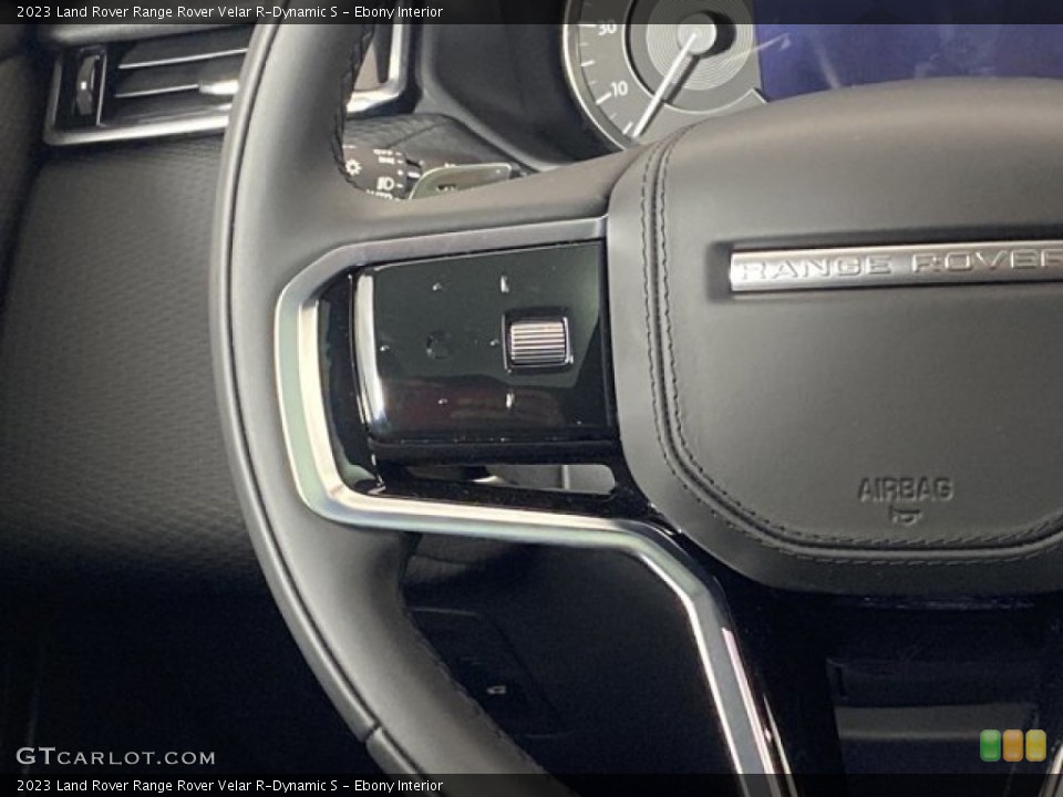 Ebony Interior Steering Wheel for the 2023 Land Rover Range Rover Velar R-Dynamic S #145479450