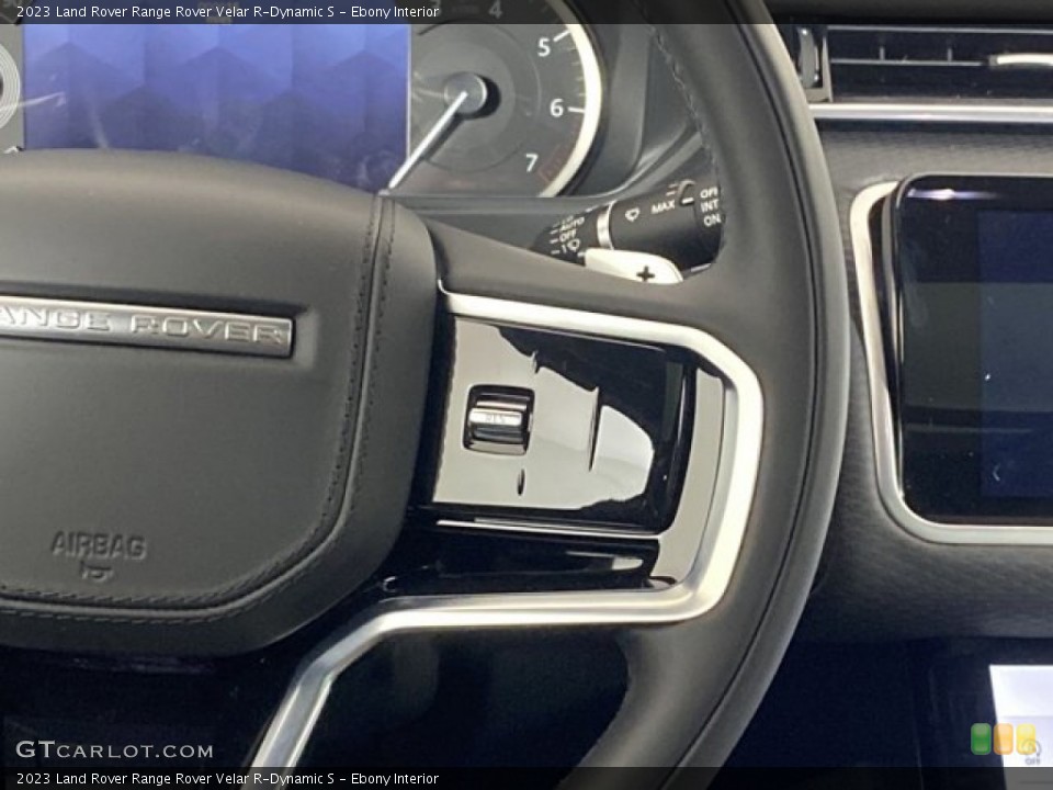 Ebony Interior Steering Wheel for the 2023 Land Rover Range Rover Velar R-Dynamic S #145479459