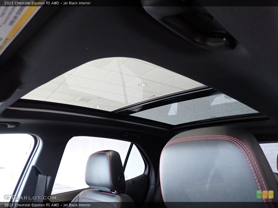 Jet Black Interior Sunroof for the 2023 Chevrolet Equinox RS AWD #145481373