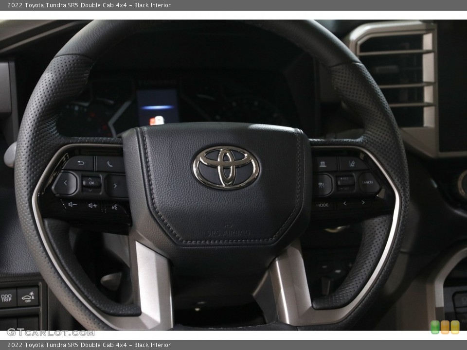 Black Interior Steering Wheel for the 2022 Toyota Tundra SR5 Double Cab 4x4 #145481389