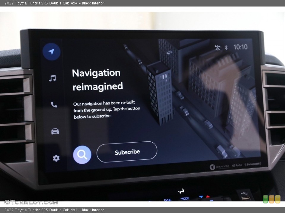 Black Interior Controls for the 2022 Toyota Tundra SR5 Double Cab 4x4 #145481453