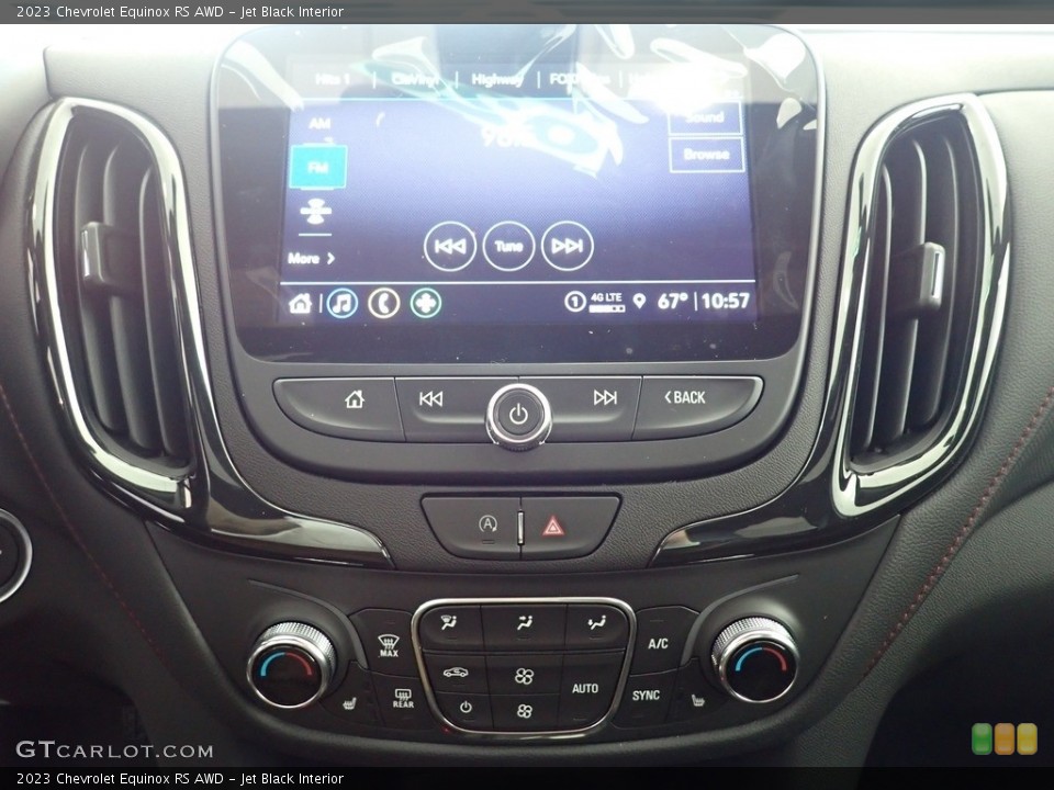 Jet Black Interior Controls for the 2023 Chevrolet Equinox RS AWD #145481457