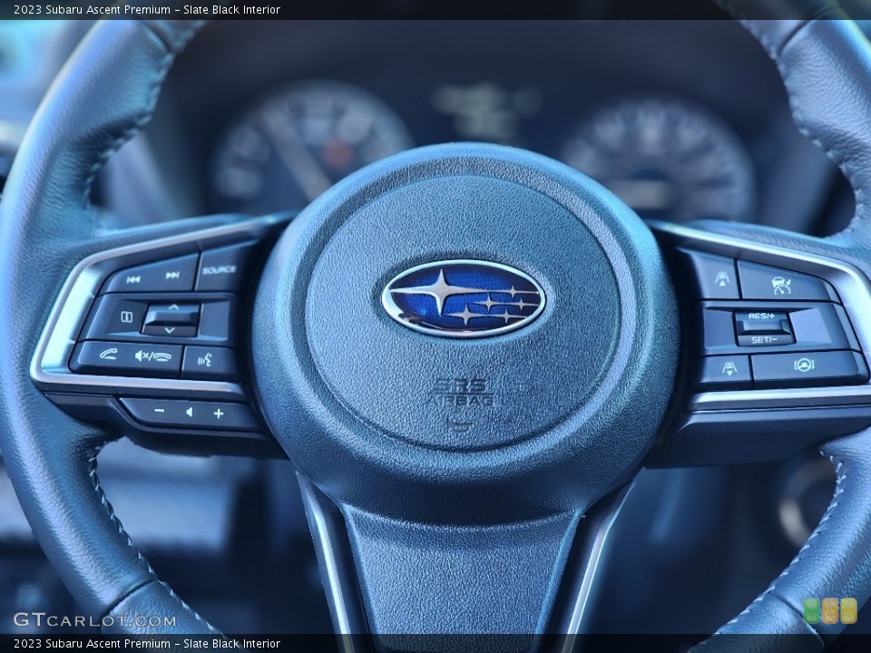 Slate Black Interior Steering Wheel for the 2023 Subaru Ascent Premium #145481654