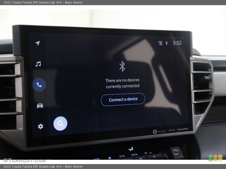 Black Interior Controls for the 2022 Toyota Tundra SR5 Double Cab 4x4 #145484220