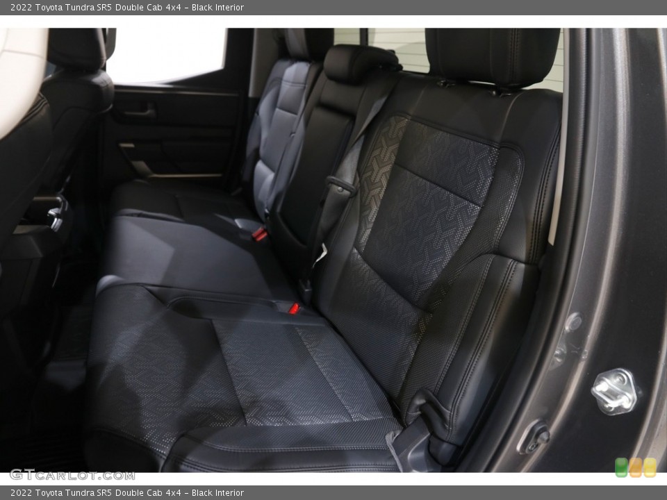 Black Interior Rear Seat for the 2022 Toyota Tundra SR5 Double Cab 4x4 #145484403