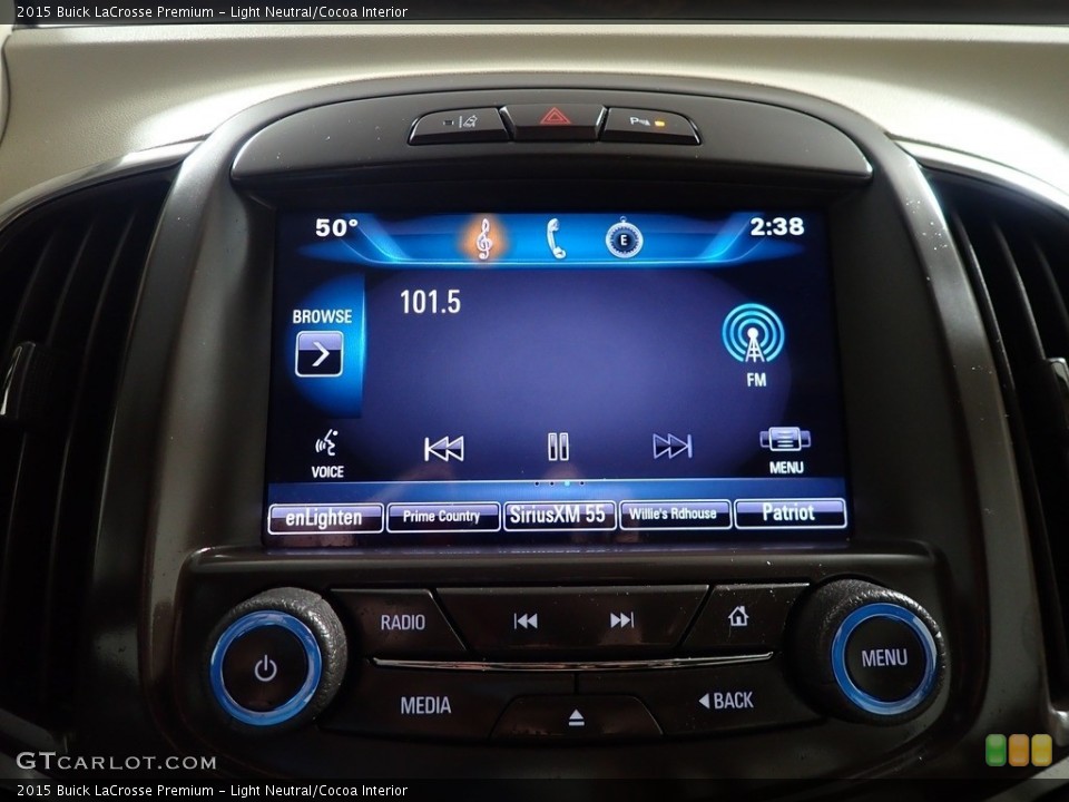 Light Neutral/Cocoa Interior Controls for the 2015 Buick LaCrosse Premium #145484484