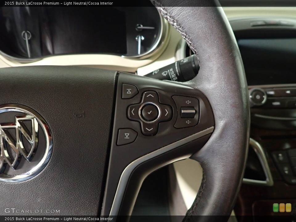 Light Neutral/Cocoa Interior Steering Wheel for the 2015 Buick LaCrosse Premium #145484580