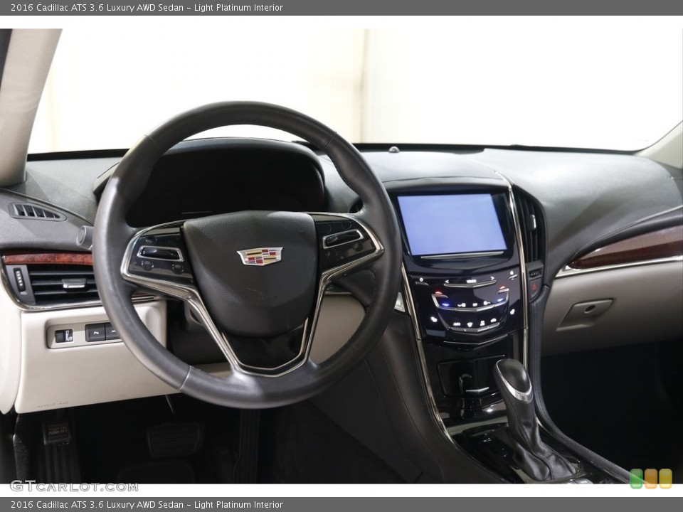 Light Platinum Interior Dashboard for the 2016 Cadillac ATS 3.6 Luxury AWD Sedan #145485105