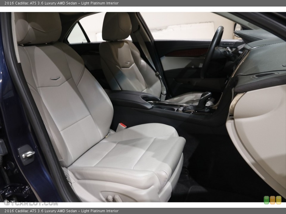 Light Platinum Interior Front Seat for the 2016 Cadillac ATS 3.6 Luxury AWD Sedan #145485330