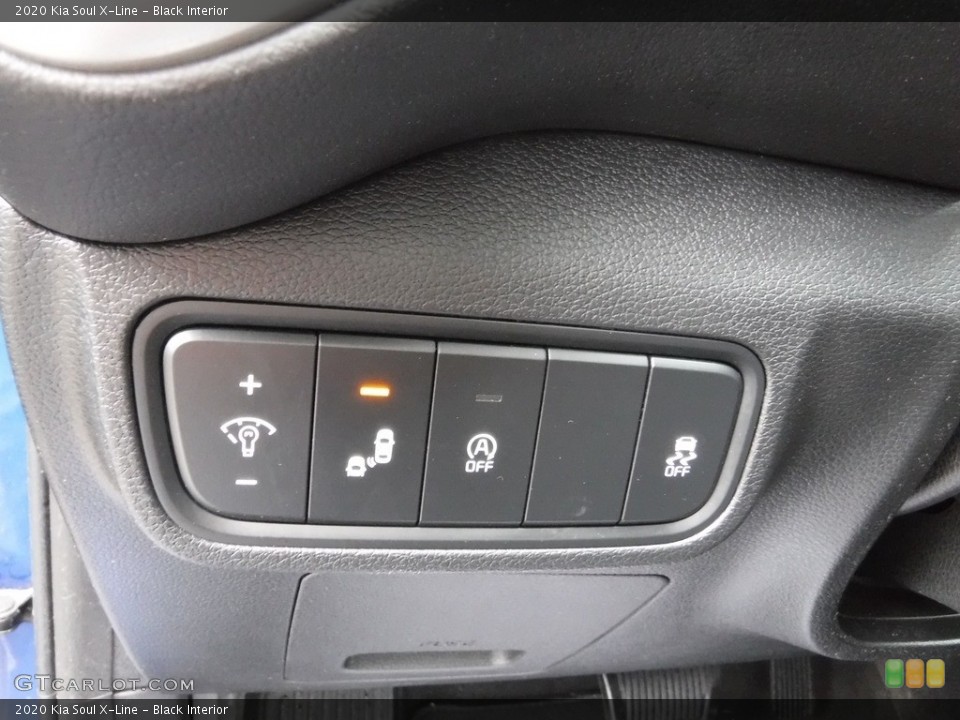 Black Interior Controls for the 2020 Kia Soul X-Line #145485882