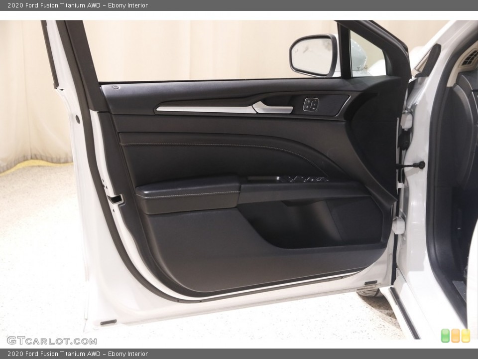 Ebony Interior Door Panel for the 2020 Ford Fusion Titanium AWD #145485915