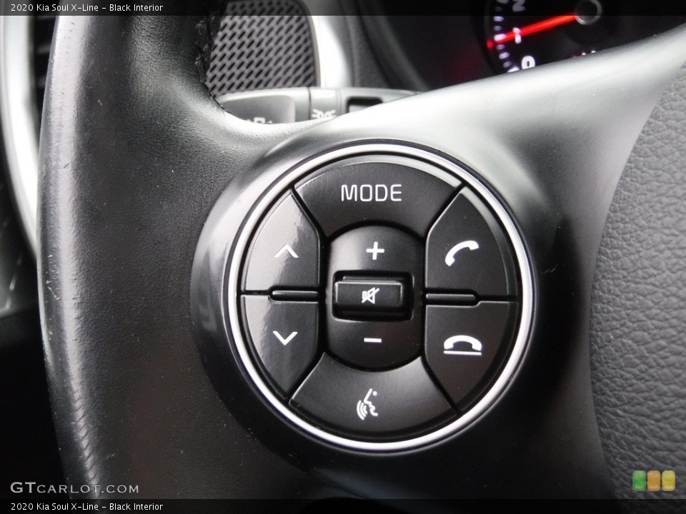 Black Interior Steering Wheel for the 2020 Kia Soul X-Line #145486080