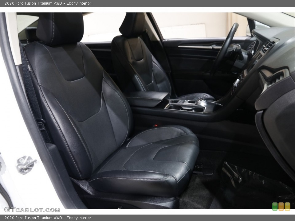 Ebony Interior Front Seat for the 2020 Ford Fusion Titanium AWD #145486194