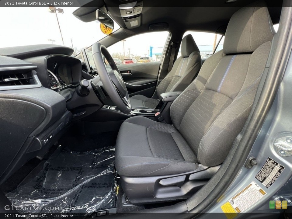 Black Interior Photo for the 2021 Toyota Corolla SE #145486215