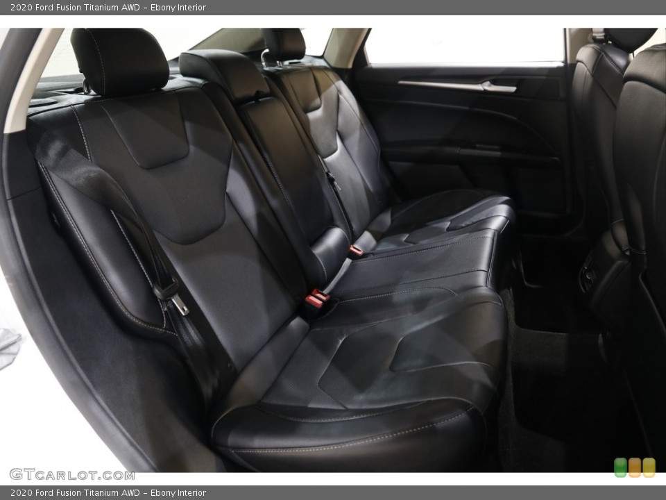 Ebony Interior Rear Seat for the 2020 Ford Fusion Titanium AWD #145486224
