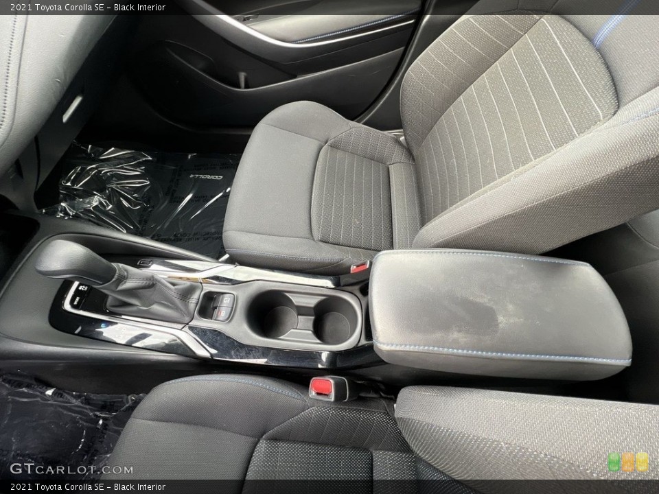 Black Interior Front Seat for the 2021 Toyota Corolla SE #145486458