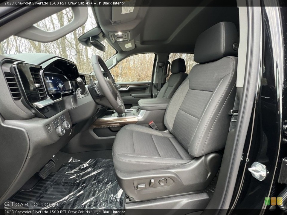 Jet Black Interior Front Seat for the 2023 Chevrolet Silverado 1500 RST Crew Cab 4x4 #145488900