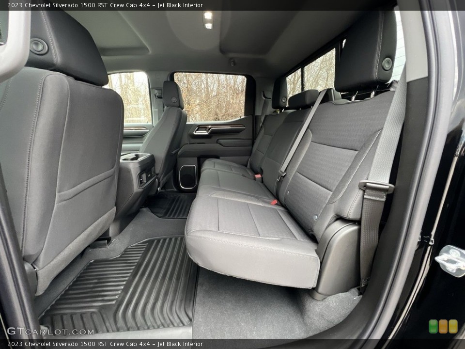Jet Black Interior Rear Seat for the 2023 Chevrolet Silverado 1500 RST Crew Cab 4x4 #145489173