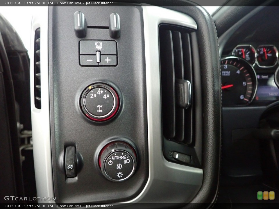Jet Black Interior Controls for the 2015 GMC Sierra 2500HD SLT Crew Cab 4x4 #145489848