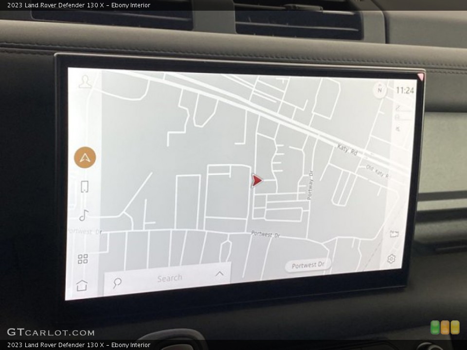Ebony Interior Navigation for the 2023 Land Rover Defender 130 X #145490148