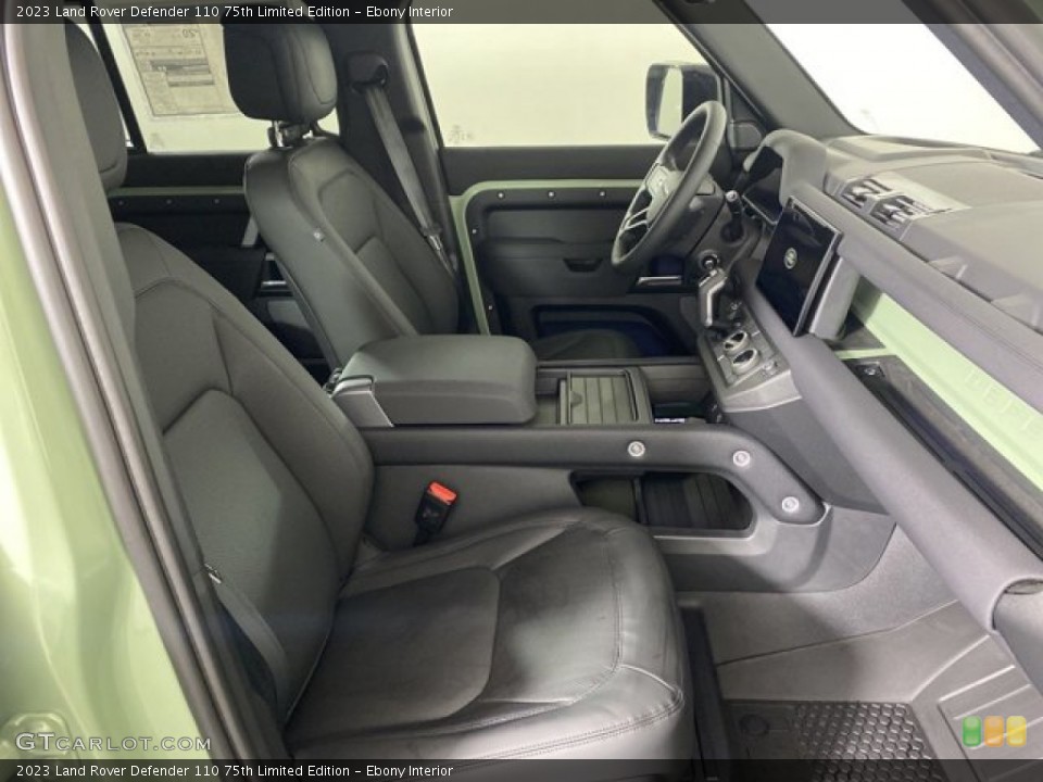 Ebony Interior Front Seat for the 2023 Land Rover Defender 110 75th Limited Edition #145490277