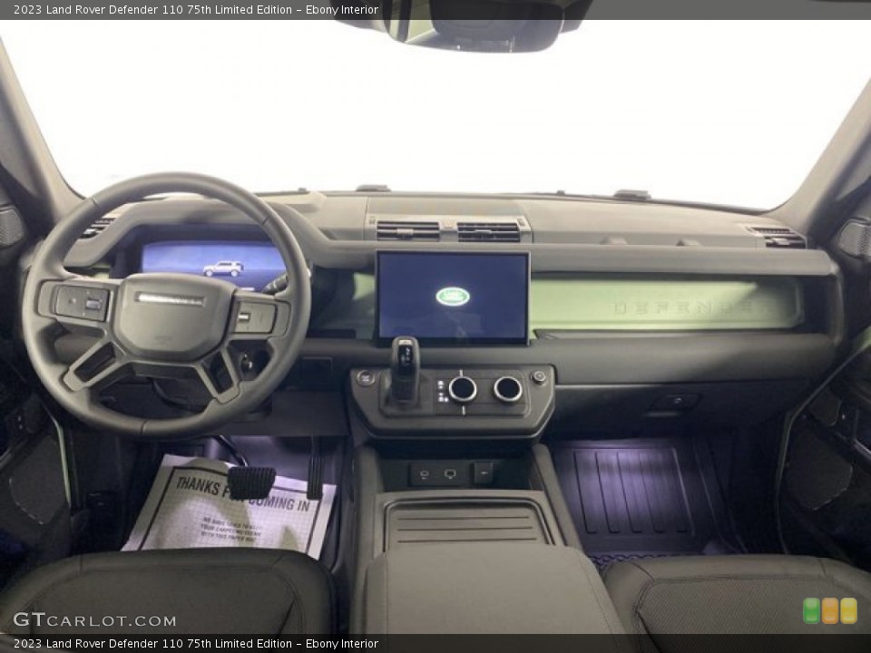 Ebony Interior Dashboard for the 2023 Land Rover Defender 110 75th Limited Edition #145490301
