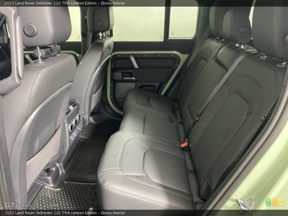 Ebony Interior Rear Seat for the 2023 Land Rover Defender 110 75th Limited Edition #145490322
