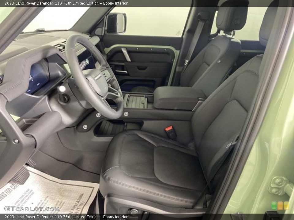 Ebony Interior Front Seat for the 2023 Land Rover Defender 110 75th Limited Edition #145490527