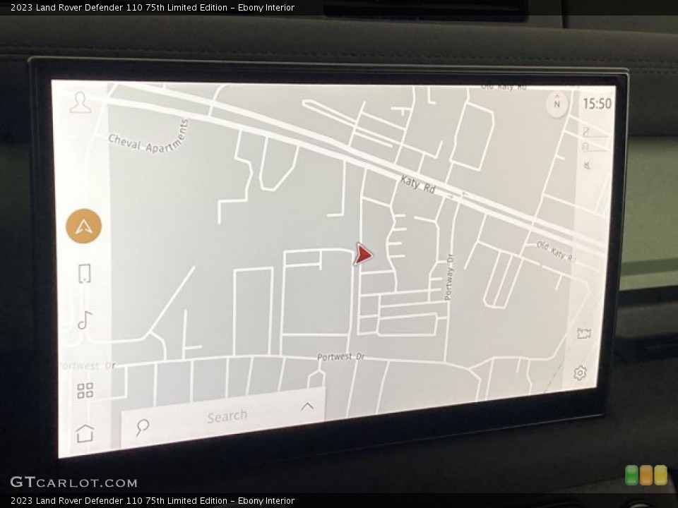Ebony Interior Navigation for the 2023 Land Rover Defender 110 75th Limited Edition #145490676