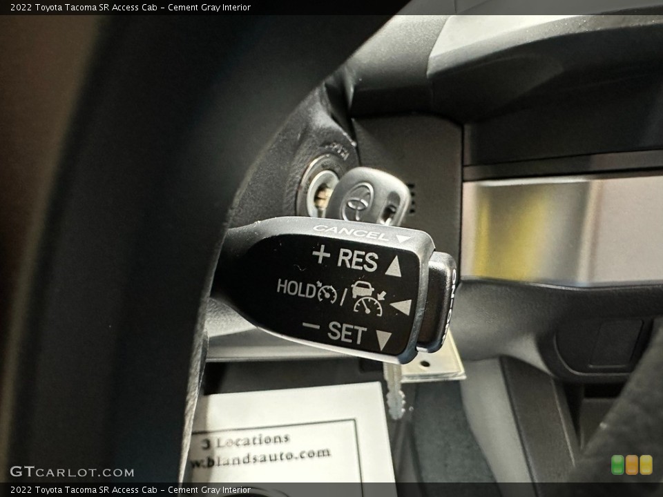 Cement Gray Interior Controls for the 2022 Toyota Tacoma SR Access Cab #145491705