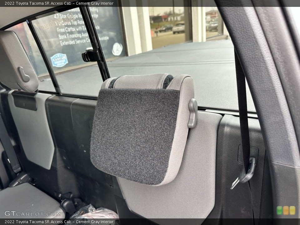 Cement Gray Interior Rear Seat for the 2022 Toyota Tacoma SR Access Cab #145492155