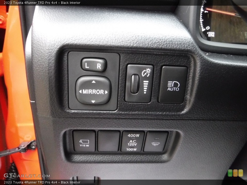 Black Interior Controls for the 2023 Toyota 4Runner TRD Pro 4x4 #145493616