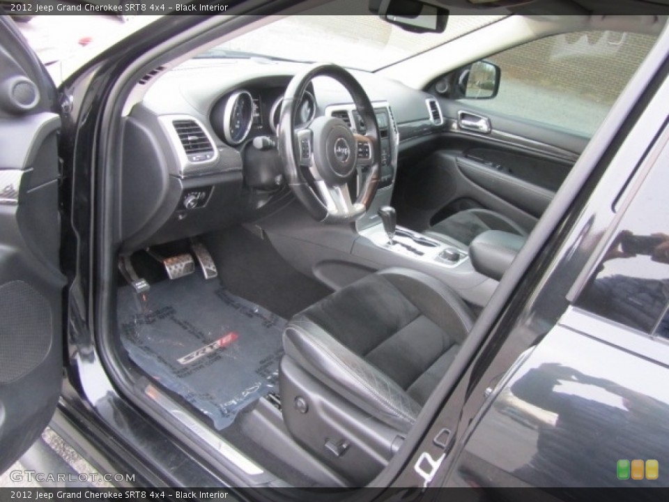 Black Interior Front Seat for the 2012 Jeep Grand Cherokee SRT8 4x4 #145494156