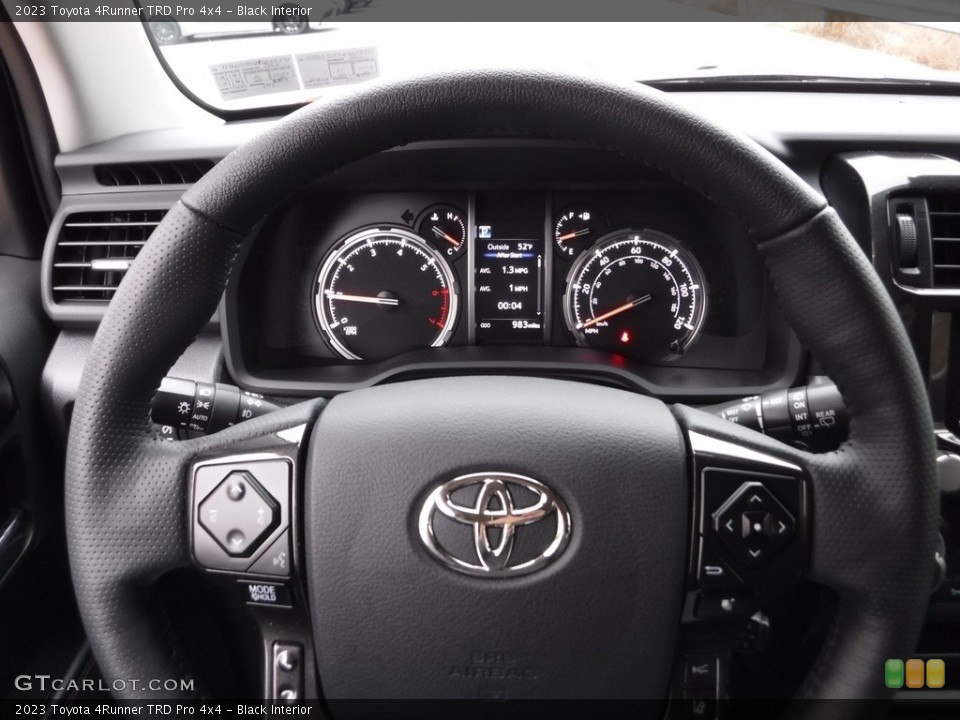 Black Interior Steering Wheel for the 2023 Toyota 4Runner TRD Pro 4x4 #145494189