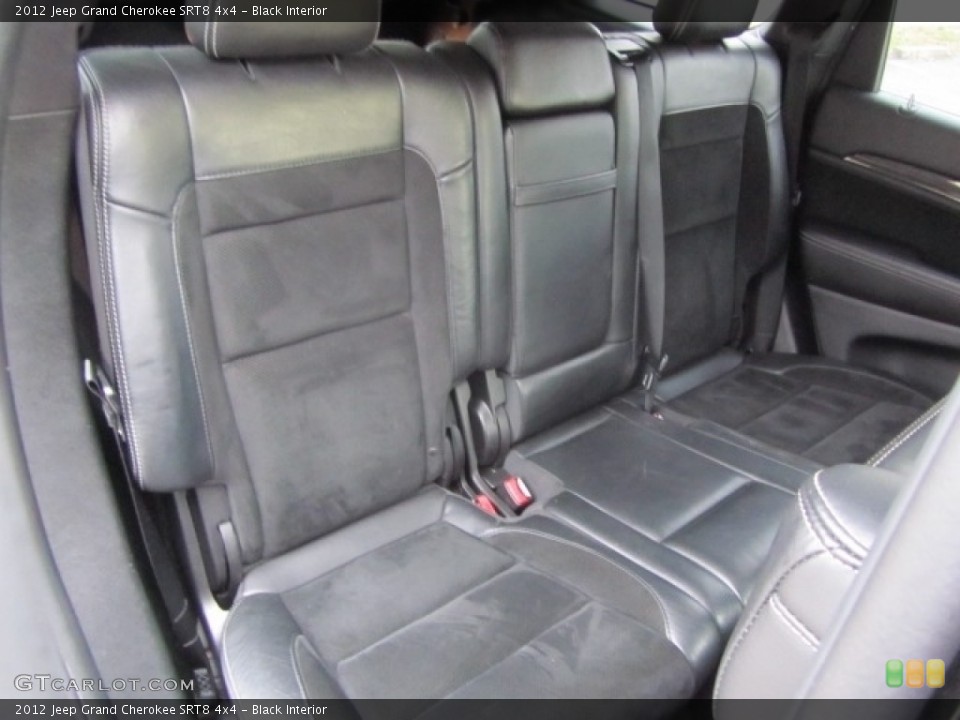 Black Interior Rear Seat for the 2012 Jeep Grand Cherokee SRT8 4x4 #145494306