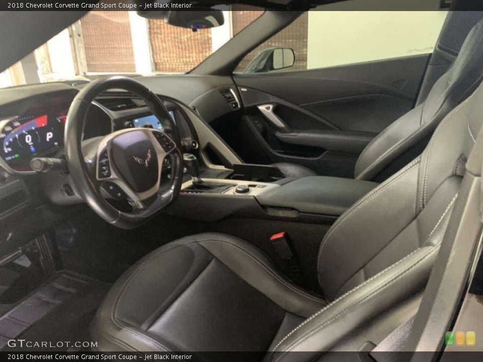 Jet Black 2018 Chevrolet Corvette Interiors