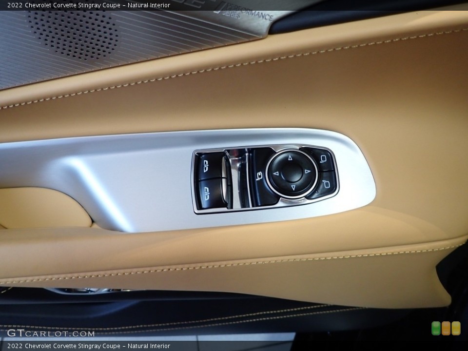 Natural Interior Controls for the 2022 Chevrolet Corvette Stingray Coupe #145495461